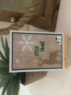 Cemoiquilaifee Kit Scrapbooking Carte De Noël Renne