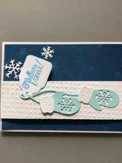 Cemoiquilaifee Kit Scrapbooking Carte De Voeux Moufles