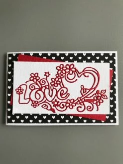 Cemoiquiaifee Kit Scrapbooking Carte St Valentin 10/15 Cm