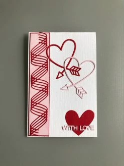 Cemoiquilaifee Kit Scrapbooking Carte St Valentin 10/15 Cm