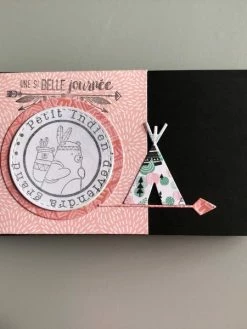 Cemoiquilaifee Kit Scrapbooking Mini Album Anniversaire Indien