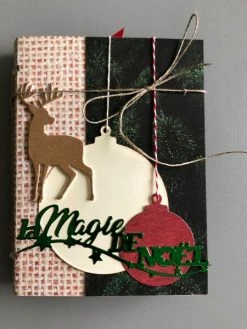 Cemoiquilaifee Kit Scrapbooking Mini Album La Magie De Noël