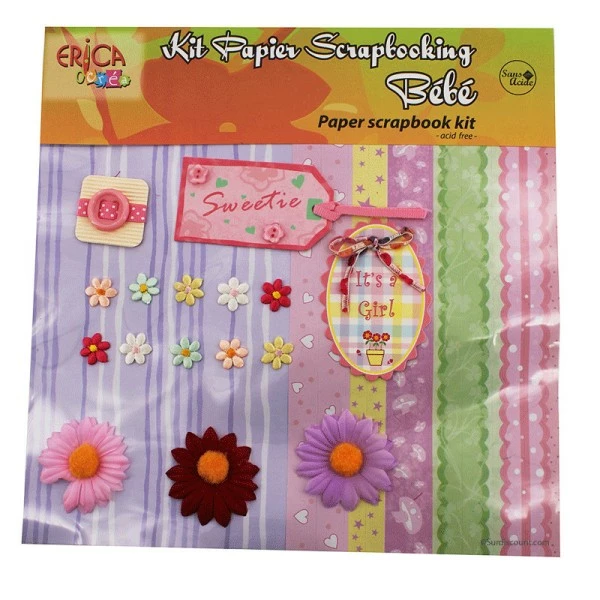 Kit Scrapbooking Naissance Fille - Erica 3 Kit Scrapbooking Naissance Fille - Erica – Image 3
