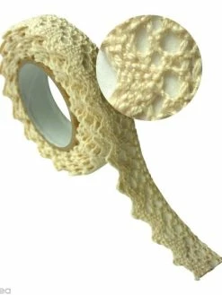 Graine Créative Lace Tape Ecru 17 Mm X 2,5 M