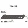 NT Cutter Lame De Rechange BL-51P, 18 Mm, Noir