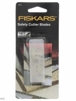 Fiskars Lames Pour Cutter De Sécurité - 1,8 Cm - 10 Pcs