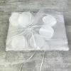 Hobi Livre D'Or De Mariage En Satin Blanc Et Tulle, 21 Cm, Album Photo Avec Pétales