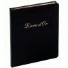 Exacompta Livre D'or En Cuir Alpille Noir