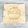 Artif Livre D'Or Mariage En Bois, 22 Cm, Album Photo En Contreplaqué, Anniversaire Baby Shower Communion N