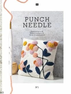 Rico Design Livre Punch Needle N 1 - Art Du Fil Tendance En 3D