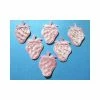 La Boutique D'Isacrea LOT 6 APPLIQUES : Fraise Rose 45mm
