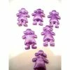 La Boutique D'Isacrea LOT 6 APPLIQUES TISSUS : Fillette Mauve 30mm