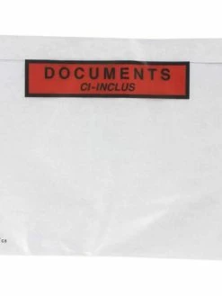 Lot De 100 Pochettes Documents Ci-inclus Format A5 - GPV