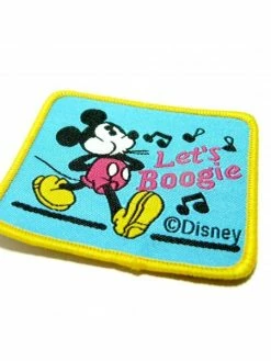 Perlesmania Lot De 2 Grands Patch Thermocollant Souris Mickey Ref137