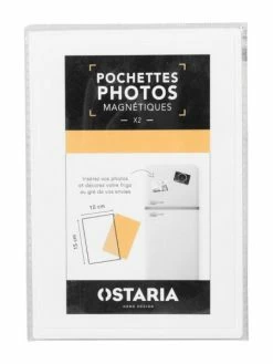 Lot De 2 Pochettes Photos Magnétiques Ostaria