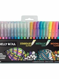 Lot De 24 Stylos Gel Stardust Métallisé Clair De Lune - Sakura Gelly Roll