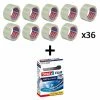 Lot De 36 Rubans Emballage Adhésif Transparent Tesa + 1 Ruban Adhésif Invisible