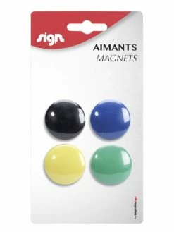 Carpentras Sign Lot De 4 Aimants Ronds Diamètre De 32 Mm - Assortiment - Sign