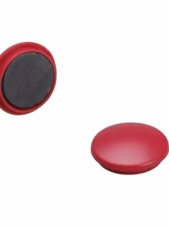 Carpentras Sign Lot De 4 Aimants Ronds Diamètre De 32 Mm - Rouge - Sign