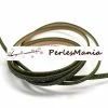 Perlesmania LOT DE 4 : Environ 1,2 Mètre De Cordon Simili Cuir Paillette 5mm H11906B