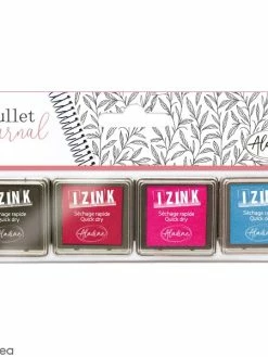 Aladine Lot De 4 Mini Encreurs à Séchage Rapide Bullet Journal - Star
