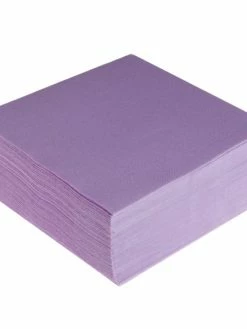Lot De 40 Serviettes En Papier 2 Plis - 38X38 Cm - Pourpre - Gappy
