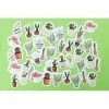 La Boutique D'Isacrea LOT DE 48 STICKERS ( Pack De 12*4 ): Cactus En Pot