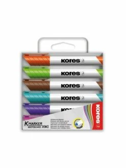 Lot De 6 Marqueurs Pour Tableau Blanc Effaçable - Kores