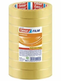 Lot De 8 Rubans Adhésif Tesa Standard 66mx19mm Transparent