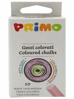 Creavea Lot De Craies Multicolores Pour Tableau - 1 X 8 Cm - 10 Pcs