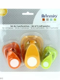Artemio Lot De Perforatrices - Cercle - 3 Pcs