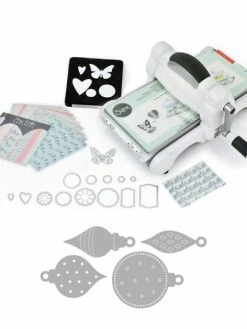 Machine De Découpe Big Shot Sizzix - 4 Boules De Noël