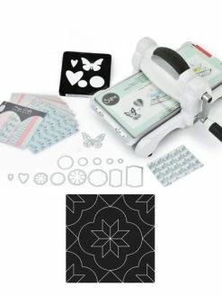 Machine De Découpe Big Shot Sizzix + Matrice Carreaux De Ciment