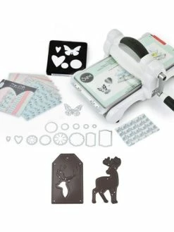 Machine De Découpe Big Shot Sizzix + Matrice Cerfs De Noël