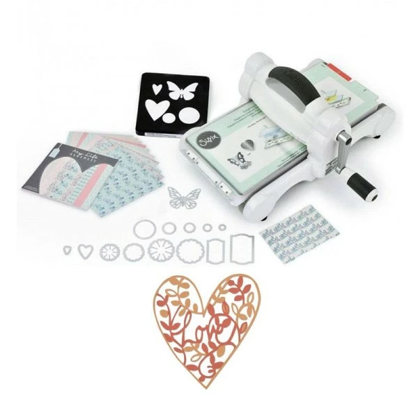 Machine De Découpe Big Shot Sizzix + Matrice Coeur Végétal 1 Machine De Découpe Big Shot Sizzix + Matrice Coeur Végétal