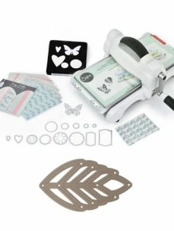 Machine De Découpe Big Shot Sizzix + Matrice Feuille Tropicale