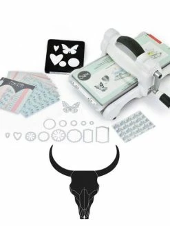 Machine De Découpe Big Shot Sizzix + Matrice Tête De Buffle