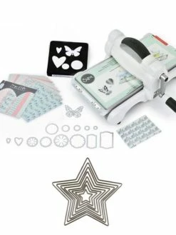 Machine De Découpe Big Shot Sizzix + Matrices Etoiles