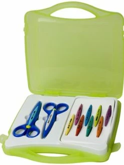 MAPED Mallette De Ciseaux Cranteurs, 10 Coupes Différentes