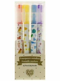 Marqueurs Lovely Paper By Djeco - Pailletés - 4 Pcs
