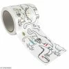 Graine Créative Masking Tape à Colorier XL - Dinosaures - 4,6 Cm X 5 Mètres