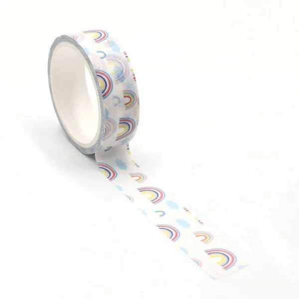 THE LOVELY FACTORY Masking Tape Arc En Ciel W488 2 THE LOVELY FACTORY Masking Tape Arc En Ciel W488 – Image 2