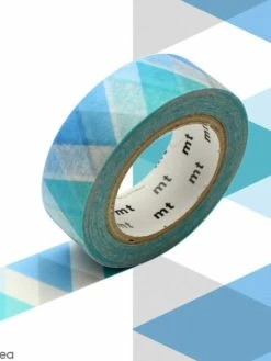 MT Masking Tape Masking Tape - Arlequin Bleu - 1,5 Cm X 7 M