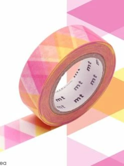 MT Masking Tape Masking Tape Arlequin Rose - 1,5 Cm X 7 M