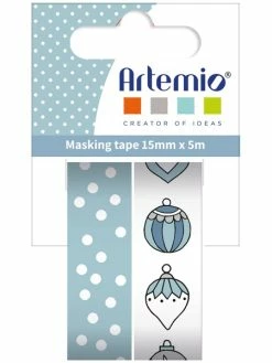 Masking Tape Artemio - Noël Cosy - 1,5 Cm X 5 M - 2pcs
