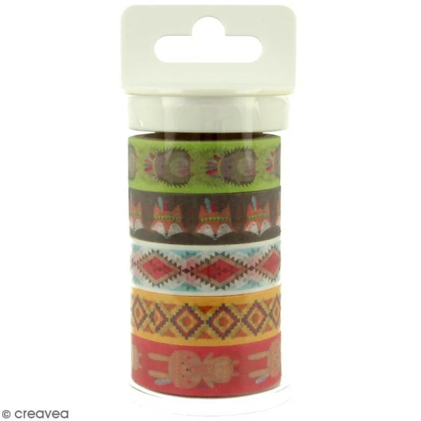 Masking Tape Artemio - Totem Grand Manitou - 15 Mm X 5 M - 5 Pcs 1 Masking Tape Artemio - Totem Grand Manitou - 15 Mm X 5 M - 5 Pcs