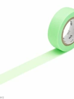 MT Masking Tape Masking Tape Basic Uni - Vert Fluo - 15 Mm X 7 M