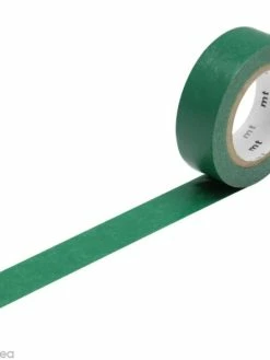 MT Masking Tape Masking Tape Basic Uni - Vert Foncé - 15 Mm X 7 M