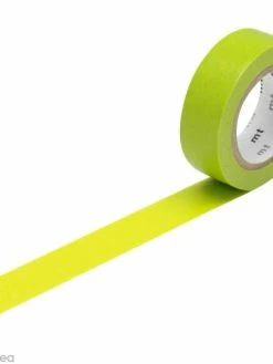 MT Masking Tape Masking Tape Basic Uni - Vert Pré - 15 Mm X 7 M