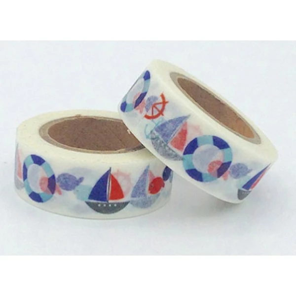 THE LOVELY FACTORY Masking Tape Bateaux 15 Mm X 10m 1 THE LOVELY FACTORY Masking Tape Bateaux 15 Mm X 10m